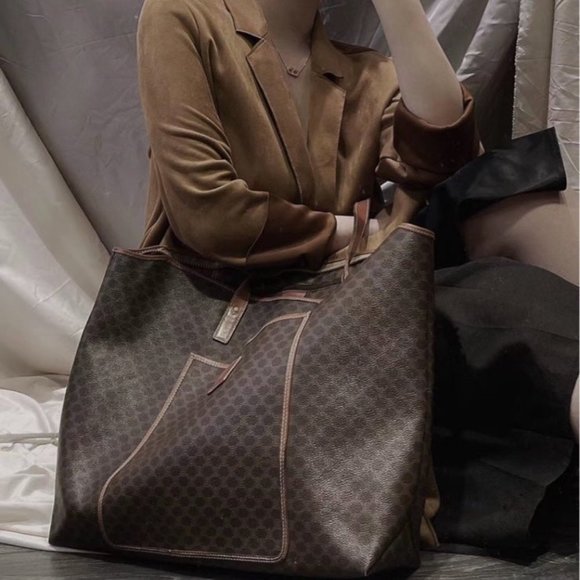 Vintage Celine genuine monogram tote bag (handles replaced) - Picture 2 of 12